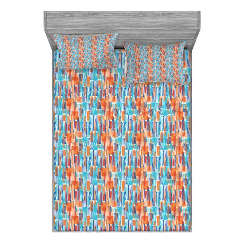 Microfiber Sheet Set, Full Sheet Set with Fitted Sheet