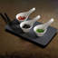 New Wave 4 - Piece Premium Porcelain Condiment Server Set