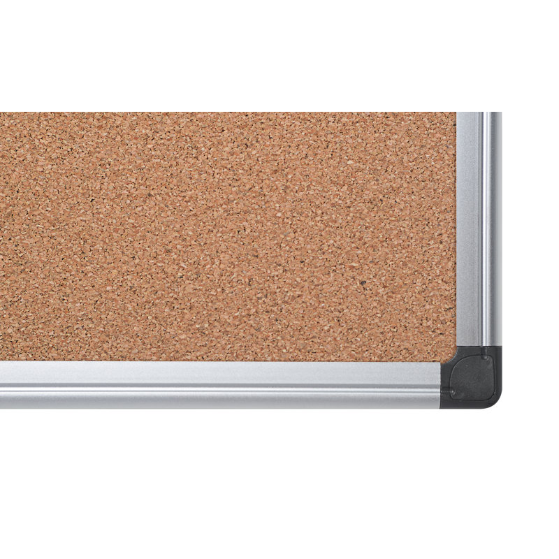 Wall Mounted Magnetic Bulletin Board, 90cm H x 180cm L x 1.5cm D