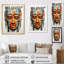 Everlynn Masque tribal africain Kente I-1830412607-1861181453