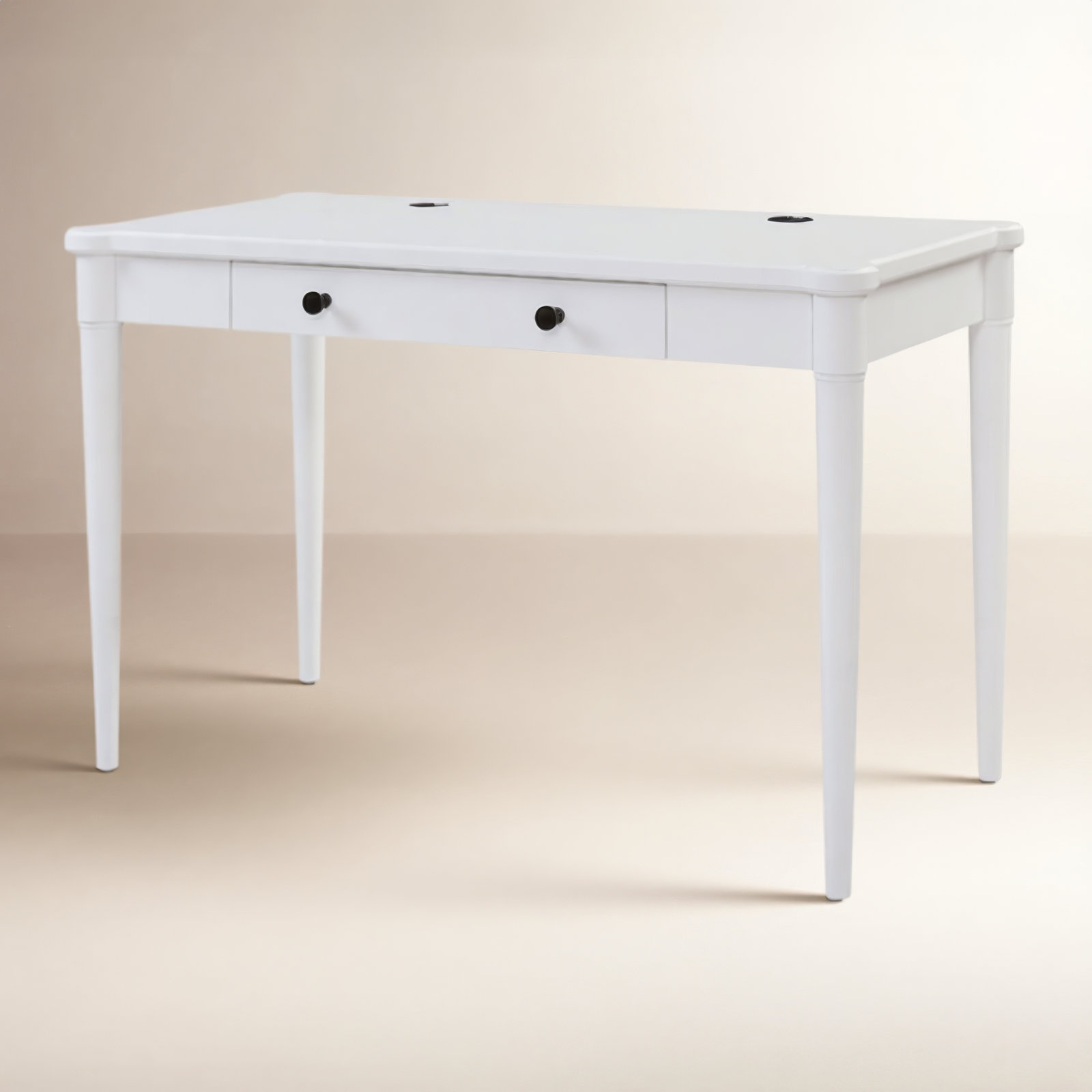 Dana 48" Writing Desk, White