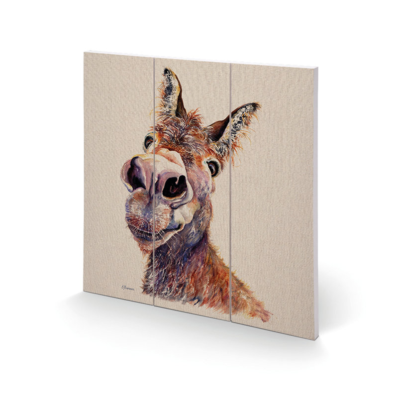Doreen by Jane Bannon - No Frame Print on Wood, 30 cm H x 30 cm W x 1.5 cm D
