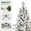 Mince arbre de Noël floqué avec pommes de pin-928758232