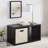 Hamlett 30"H x 16"W Espresso Two Cube-42917137
