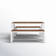 Joel 6 - Person Metal Patio Dining Set with Rectangular Table