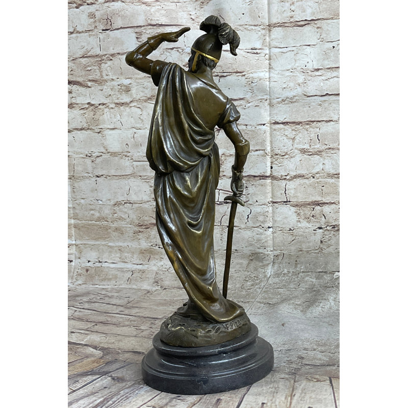 Statue en bronze de 15 po x 7 po Avlyn