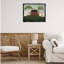 Toile de grange avec paire d'arbres sur toile flottante, conception de Warren Kimble-1196259457-1196259458