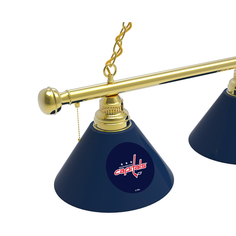 Luminaire suspendu 3 lumières NHL, Laiton, Washington Capitals