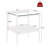 Set Of 2 Rectangle End Table, Tempered Glass Tabletop With MDF Layer, Modern Table For Living Room , Transparent Glass-2092896024-2092896031