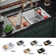 Quartz Undermount Sinks 32.5'' L Undermount Double Bowl Kitchen Sink