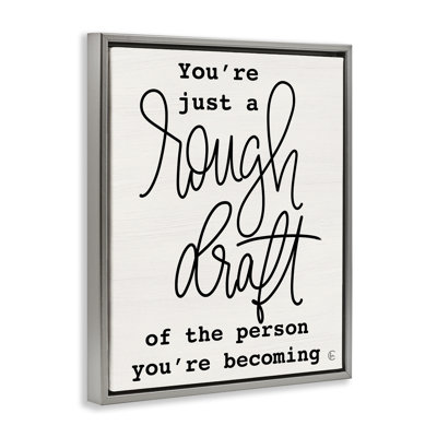 Rough Draft Of Person Floating Frame, design by Fearfully Made Creations