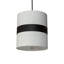 Luminaire suspendu 27 po Textrene Cilindro