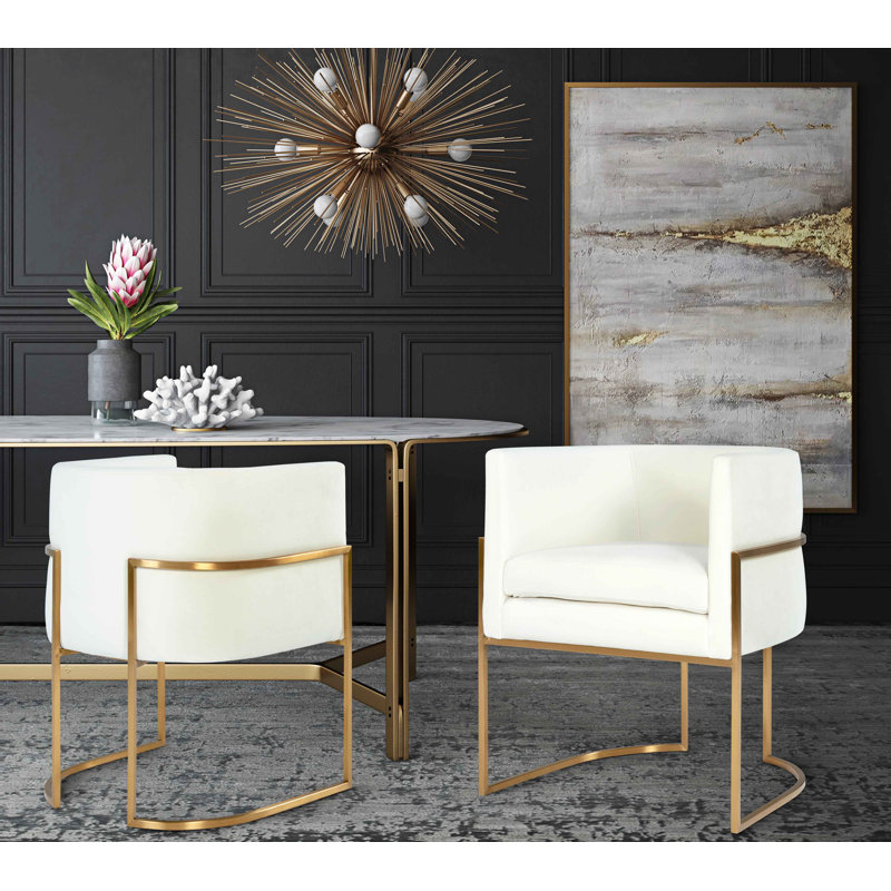 Velvet Barrel Chair