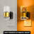 Bronze Cylinder RGB Plug-In Rotatable Night Light With Memory