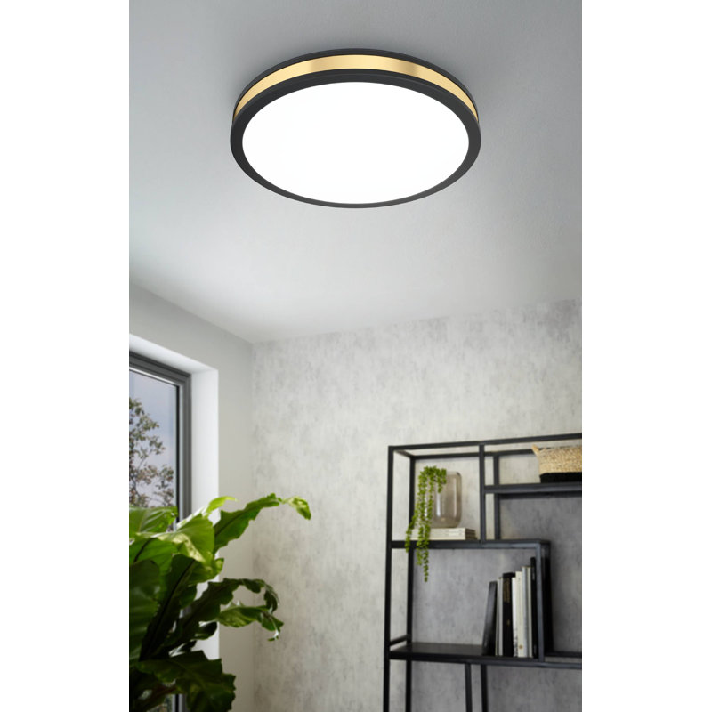 Dhirren LED Flush Mount, 6.5cm H x 38cm W x 38cm D