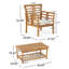 2 CHAISES CLUB CAYDON + TABLE