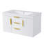 Meuble-lavabo mural 36 po avec lavabo, armoire de rangement flottante avec 2 tiroirs et armoire de salle de bain 36 po-1404592309
