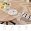 Vintage Style Dining Table - Round Table  For 4 To 6 People - 100 X 77 Cm (W X H)-272049745