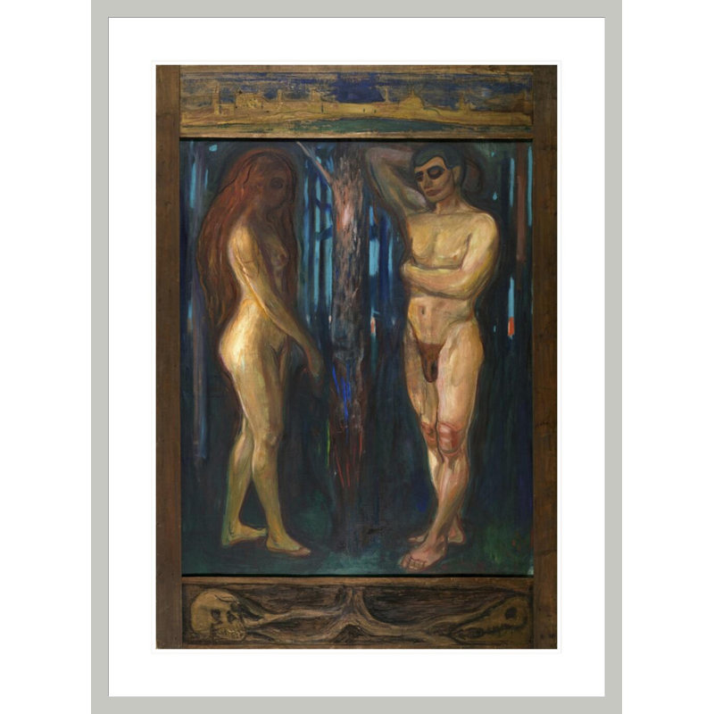 «Metabolism» par Edvard Munch - impression giclée sur cadre, 41.5" H x 30.88" W