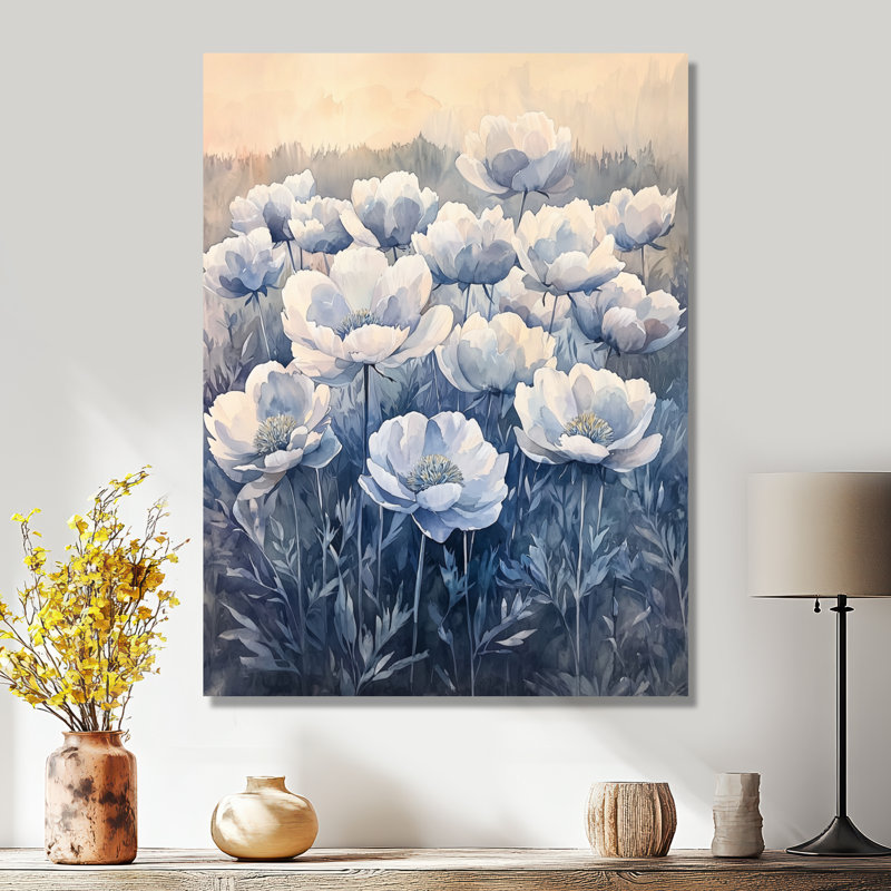 Keppler - impressions sur toile florales, Toile tendue, Ne s’applique pas, H 20 po x l 12 po