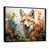 Black Floater Framed