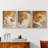 Abstract  Series  CXLV  -Set Of 3 Framed Giclee Prints -Ready to Hang-107252659-107252657