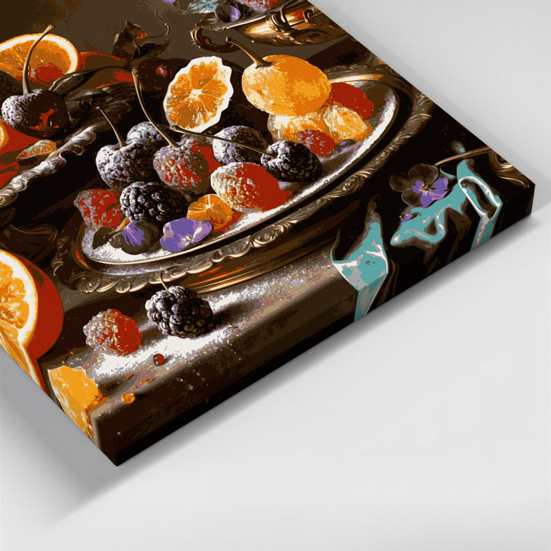 Art mural sur toile Desserts, H 16 po x l 20 po