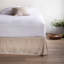 Jupe de lit 100 % lin français - 1 place - beige-101788105-137099120