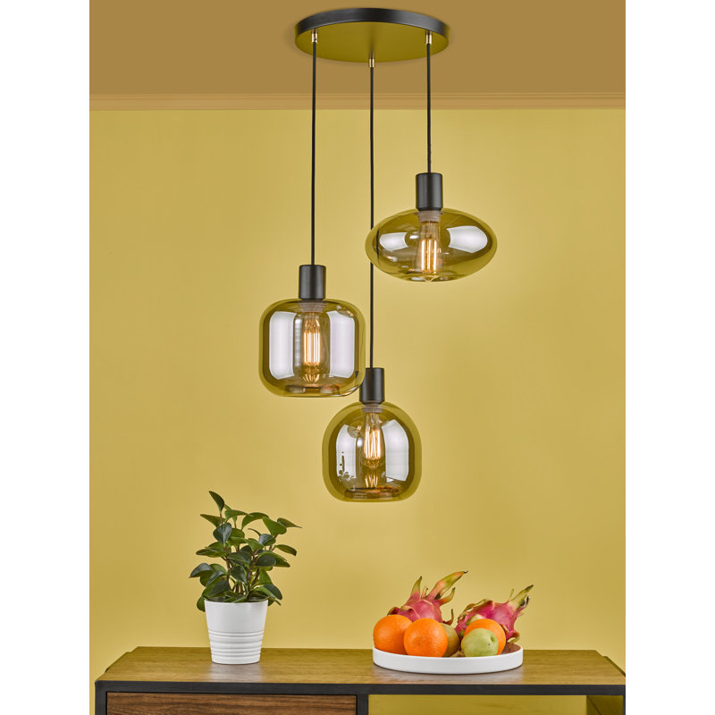 Balduina 3 - Light Black Pendant
