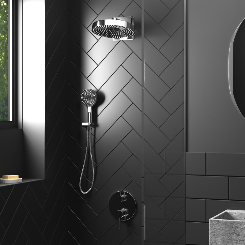 Olimpia Combo Shower System, Chrome