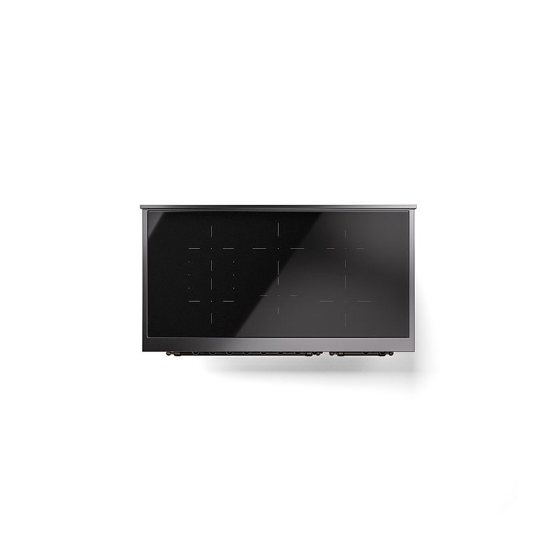 ILVE Nostalgie II 48 in Induction Range, Blue Gray/Bronze