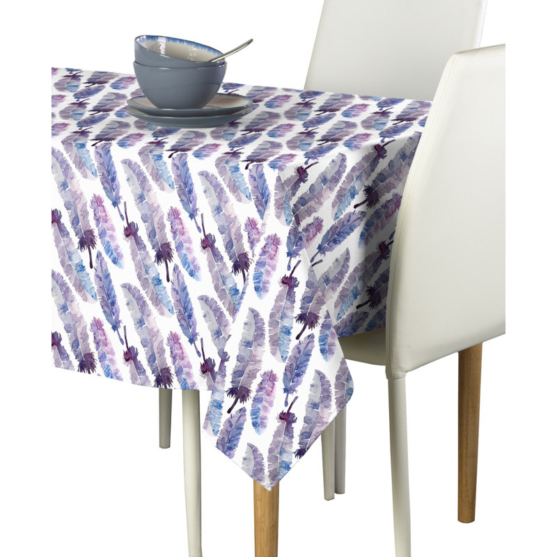 Liesl Geometric Tablecloth, 84" L x 84" W