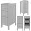 Armoire latérale autoportante 12 po avec 3 tiroirs 12 po-1454287367
