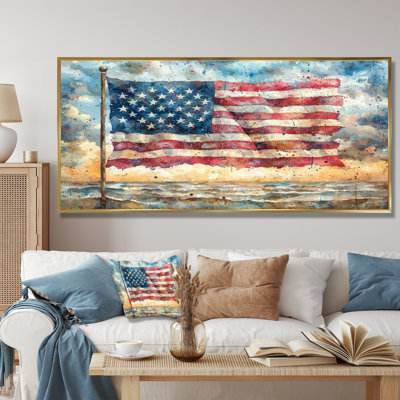 Resignation Of Nixon - USA Large Wall Art