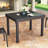 Betancur Rectangular 4 - Person Outdoor Dining Set - Extendable Aluminum Table, 4 Armless Chairs-676835659