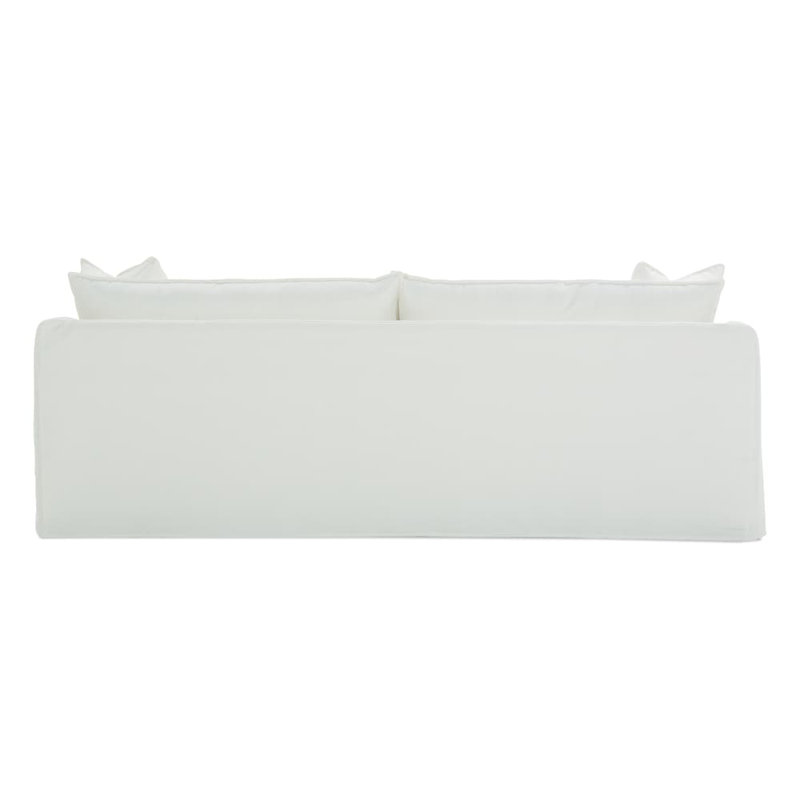 Alana Slipcovered Sofa, Chalk White Linen