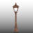 39.4'' Tall  Vintage Lantern Style Outdoor Floor Lamp