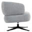 Fauteuil pivotant Cuddle-Style, convenant aux balcons, aux bureaux et aux salons, gris-21656579-21656581