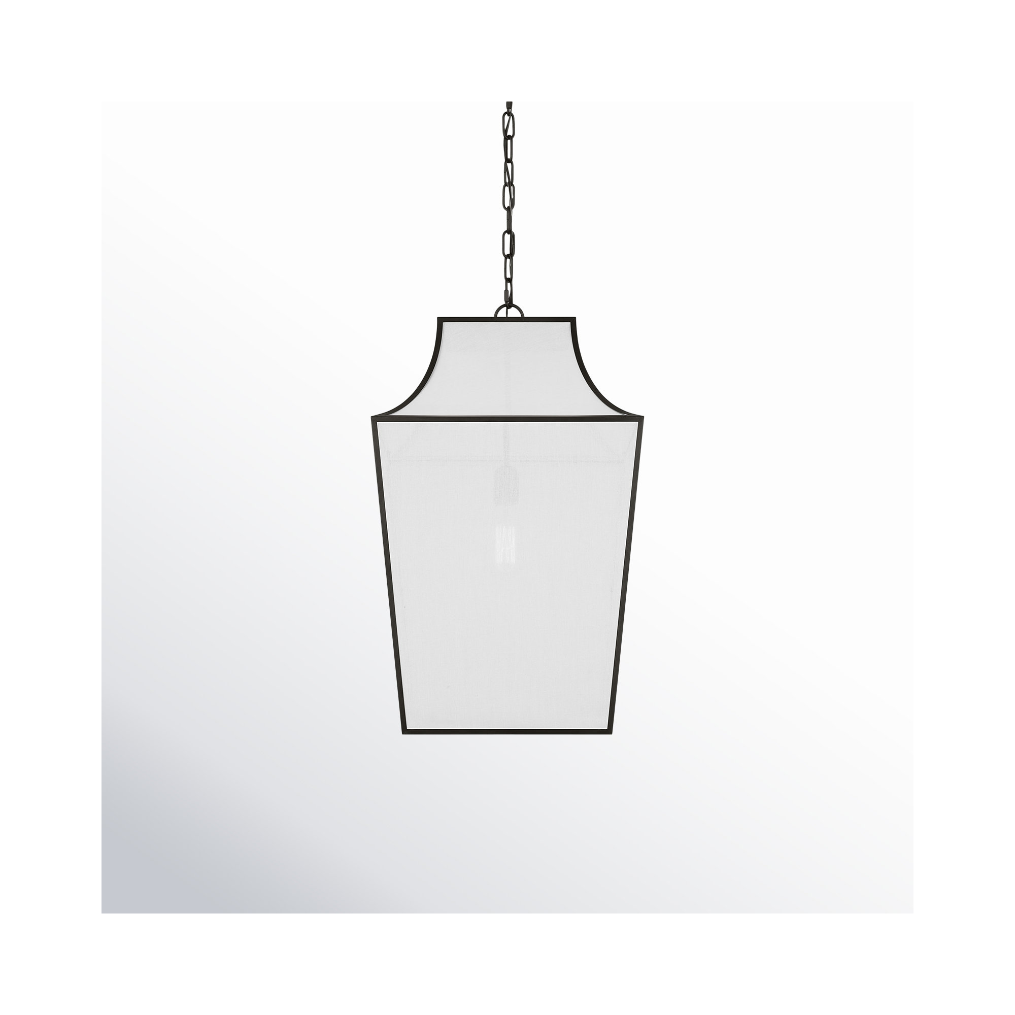 Arnio Linen Steel Dimmable Pendant, 28" H x 16" W x 16" D