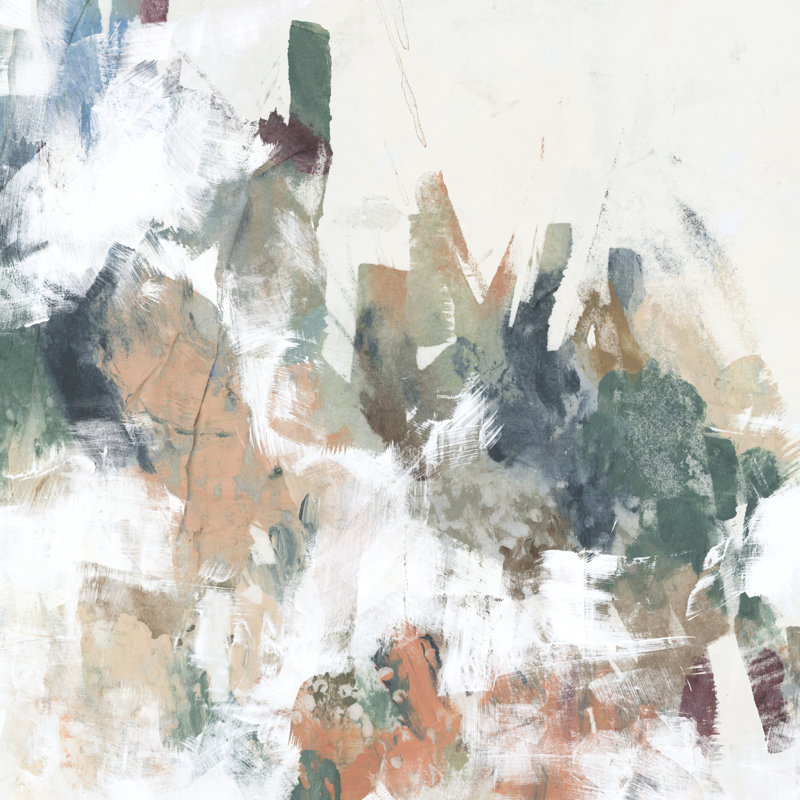 Sticks And Stones II by June Erica Vess - Wrapped Canvas Print, 30 cm H x 30 cm W