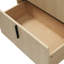 Meuble-lavabo de 30 po avec lavabo en céramique, tiroirs d'extension, glissières de tiroir encastrées à fermeture en douceur, conception cannelée, esthétique naturelle - option d'espace pour un meuble-lavabo à capacité de rangement optimale, intégré