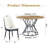 Modern Dining Table Sets(must Include Both Table And Chair), Mdf Metal Kitchen