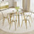Modern Minimalist Style Circular Transparent Tempered Glass Table (Only Tables, No Chairs)-10527315-10527312