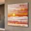 « incandescente coucher de soleil »-impression sur toile tendue-14058215