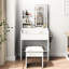 Bureau de coiffeuse élégant avec lumières et miroir