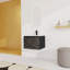 Meuble-lavabo mural 24 po avec lavabo en céramique