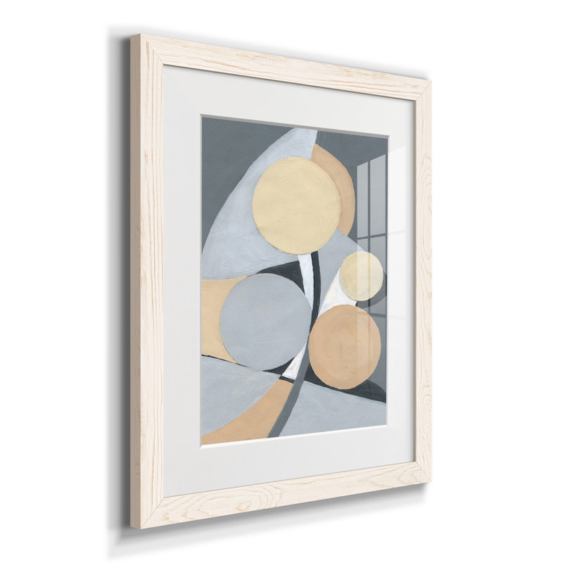Like A Waterfall I - reproduction, Papier encadré blanc, H 24 po x l 18 po x P 1,5 po, Blanc