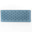 Rangement en tissu bleu avec structure stable et pieds en bouleau - Fabrication des pieds de l'accessoire de salon