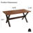 Kristofer Kitchen Dining Table with Storage Shelves-121936514