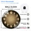 Horloge murale moderne à DEL pour décoration d'intérieur et de bureau_1 - Horloge murale moderne en verre 12 po